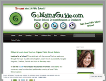 Tablet Screenshot of gomamaguide.com